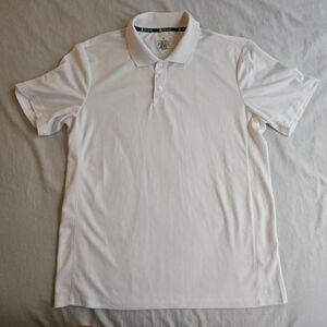 Tek Gear Bright White Short Sleeve Active Polo Shirt
